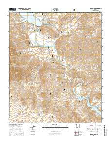 Horseshoe Dam 2014 topographic map thumbnail