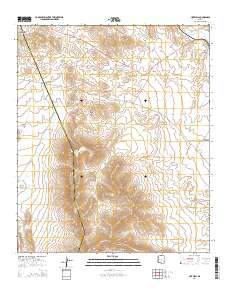 Hot Well 2014 topographic map thumbnail