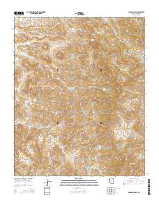 Hualapai Peak 2014 topographic map thumbnail