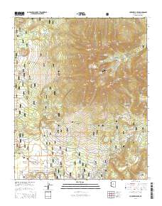Humphreys Peak 2014 topographic map thumbnail