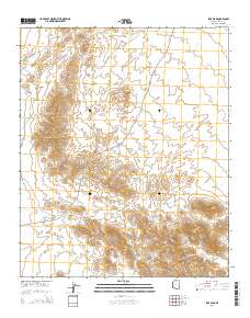 Ibex Peak 2014 topographic map thumbnail