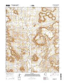 Indian Wells 2014 topographic map thumbnail