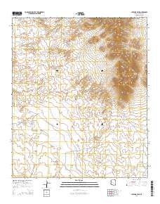 Javelina Peak 2014 topographic map thumbnail
