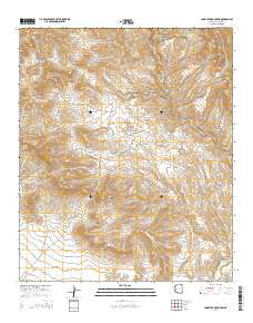 Lone Star Mountain 2014 topographic map thumbnail