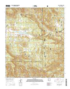 Luna Lake 2014 topographic map thumbnail
