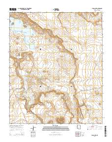 Lyman Lake 2014 topographic map thumbnail