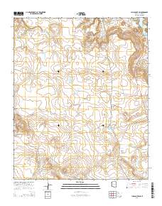 Lyman Lake SW 2014 topographic map thumbnail