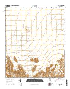 Malpais Hill 2014 topographic map thumbnail