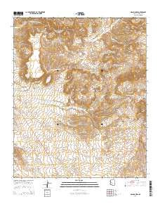 Malpais Mesa 2014 topographic map thumbnail