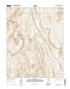 Many Ghosts Hill 2014 topographic map thumbnail