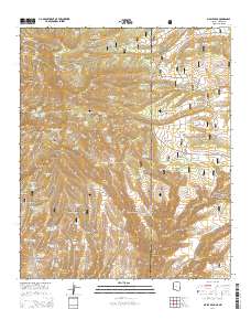 Maple Peak 2014 topographic map thumbnail