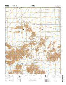 Margies Peak 2014 topographic map thumbnail