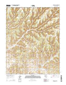 Marsh Pass SE 2014 topographic map thumbnail