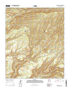 Marshall Butte 2014 topographic map thumbnail