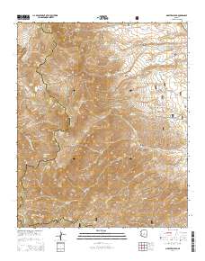 Mazatzal Peak 2014 topographic map thumbnail