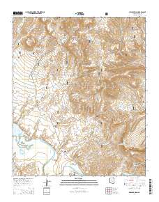 Meddler Wash 2014 topographic map thumbnail