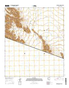 Menagers Lake 2014 topographic map thumbnail