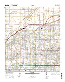 Mesa 2014 topographic map thumbnail
