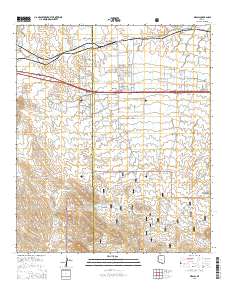 Mescal 2014 topographic map thumbnail