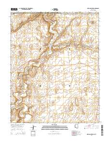 Mexican Water 2014 topographic map thumbnail