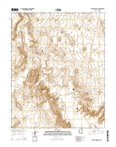 Mexican Water SW 2014 topographic map thumbnail