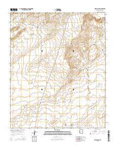 Mitten Peak 2014 topographic map thumbnail