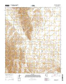 Mohave Peak 2014 topographic map thumbnail