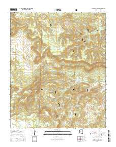 Juniper Mountains 2014 topographic map thumbnail