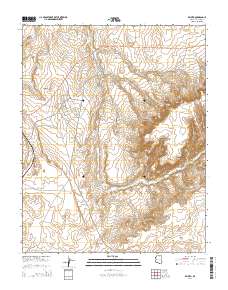 Kaibito 2014 topographic map thumbnail