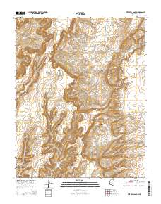 Keet Seel Canyon 2014 topographic map thumbnail