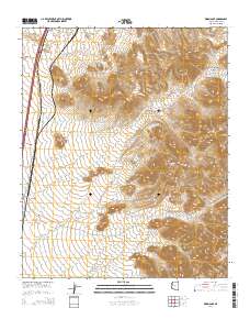 Kingman SE 2014 topographic map thumbnail