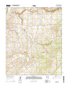 Kinlichee 2014 topographic map thumbnail