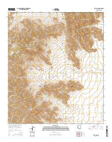 Kitt Peak 2014 topographic map thumbnail