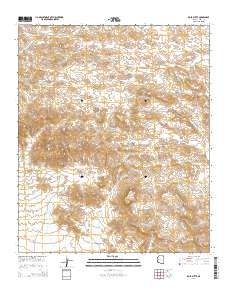 Kofa Butte 2014 topographic map thumbnail