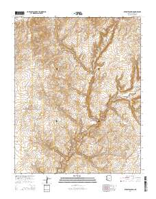 Kydestea Spring 2014 topographic map thumbnail