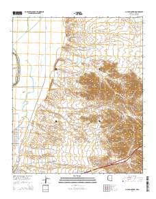 La Paz Mountain 2014 topographic map thumbnail