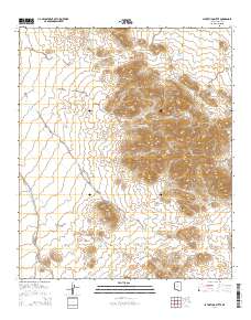 La Tortuga Butte 2014 topographic map thumbnail