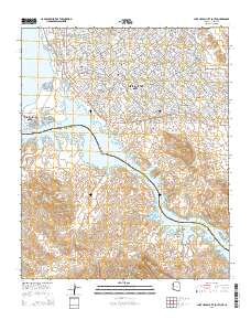 Lake Havasu City South 2014 topographic map preview