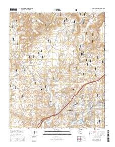 Lake Montezuma 2014 topographic map thumbnail