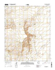 Lee Mountain 2014 topographic map thumbnail
