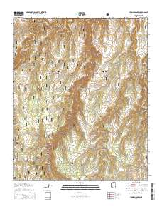Leonard Canyon 2014 topographic map thumbnail