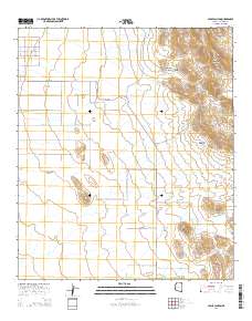 Leslie Canyon 2014 topographic map thumbnail