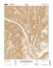 Limestone Canyon South 2014 topographic map thumbnail