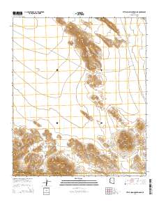 Little Horn Mountains NE 2014 topographic map thumbnail