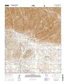Sabino Canyon 2014 topographic map thumbnail