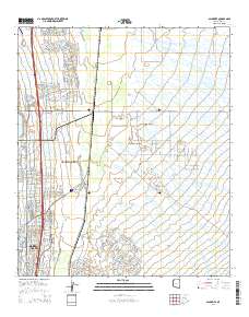 Sahuarita 2014 topographic map thumbnail
