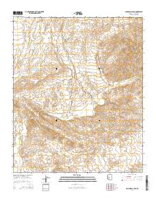 Sam Powell Peak 2014 topographic map thumbnail