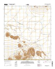 Samaniego Hills 2014 topographic map thumbnail