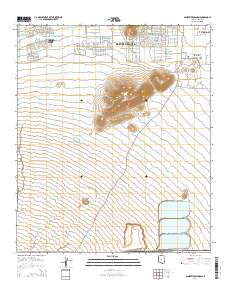 San Xavier Mission 2014 topographic map thumbnail