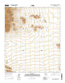 Santa Rosa Mountains SE 2014 topographic map thumbnail